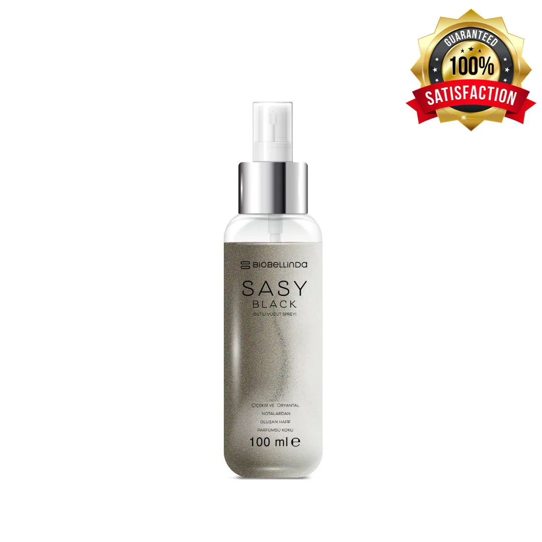 Sasy Black Işıltılı Vücut Spreyi 100 Ml 