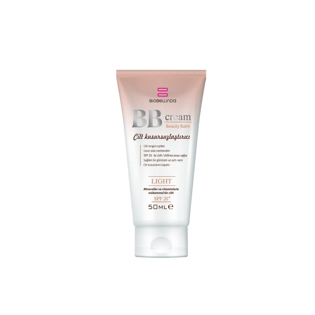 Biobellinda Bb Cream Light 50 Ml Cilt Kusursuzlaştırıcı Kapatıcı