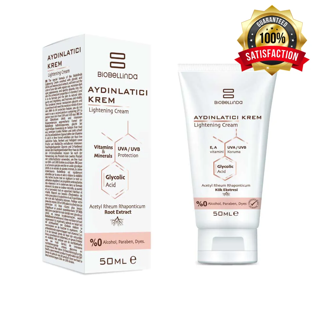 Biobellinda Biobellinda Aydınlatıcı Krem 50 Ml  Vitaminli Mineralli Beyazlaştırıcı