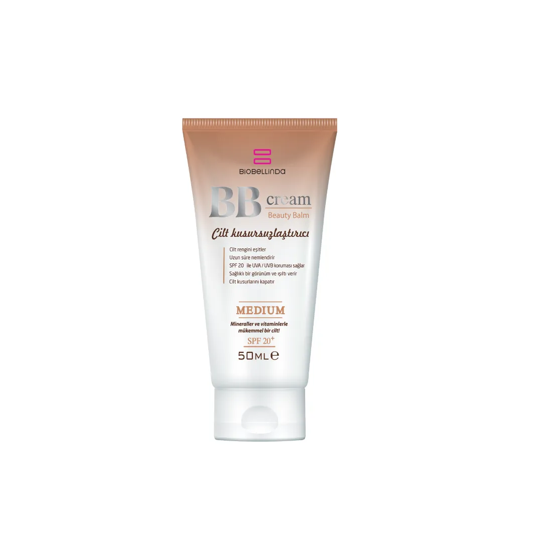 Biobellinda Bb Cream Medium 50 Ml  Cilt Kusursuzlaştırıcı Kapatıcı