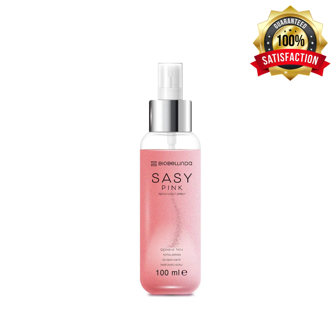 Sasy Pink Işıltılı Vücut Spreyi 100 Ml